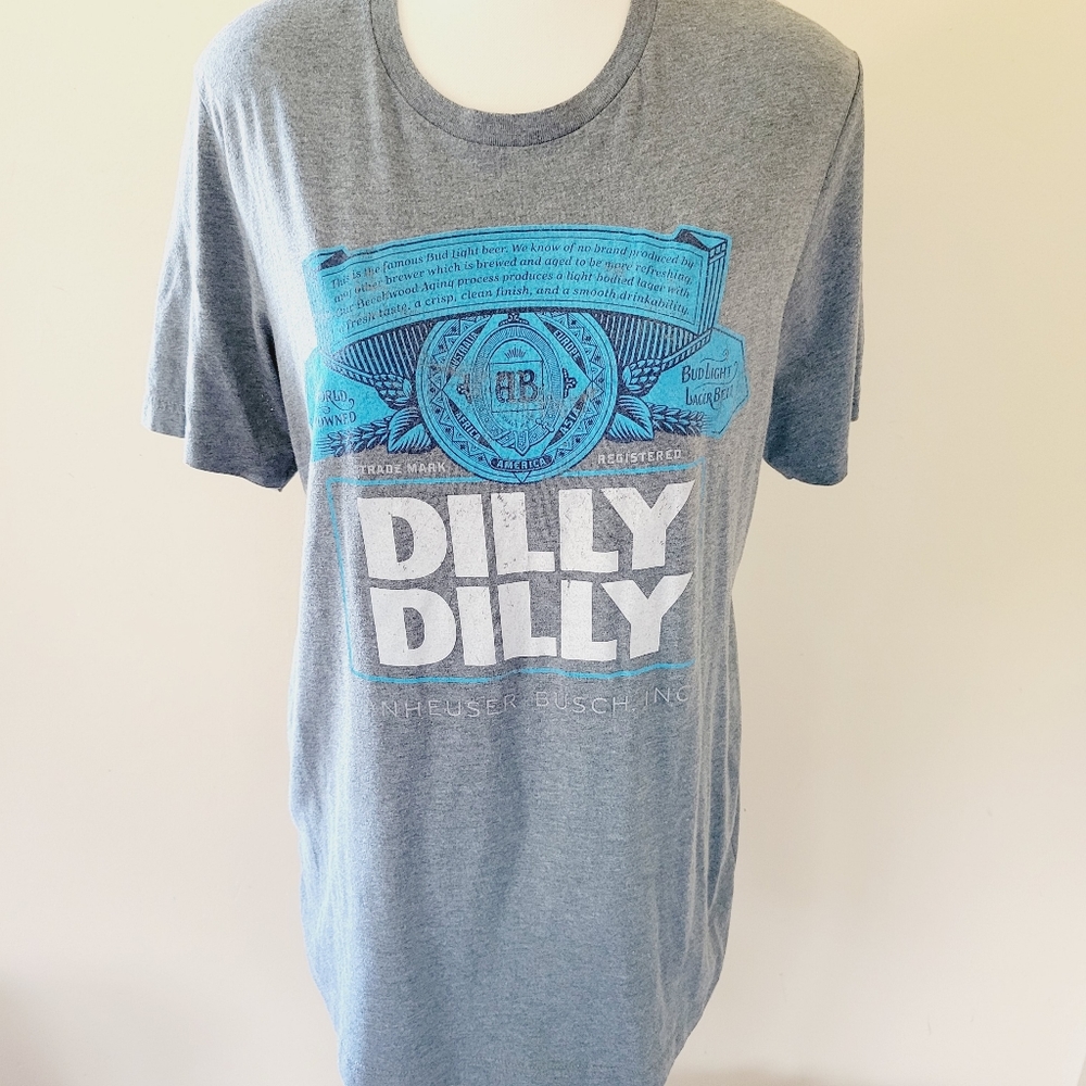 Brew City gray Bud Light tee size large - Picture 8 of 8